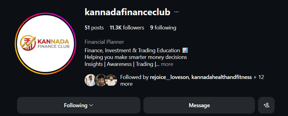 Kannada Finance Club
